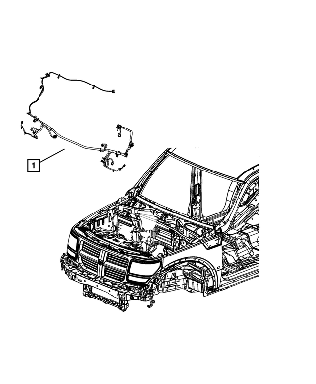 56048863AD - : Front End Lighting Wiring for Mopar Image