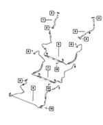 68436627AD - Steering: Power Steering Return Hose for Jeep: Gladiator Image