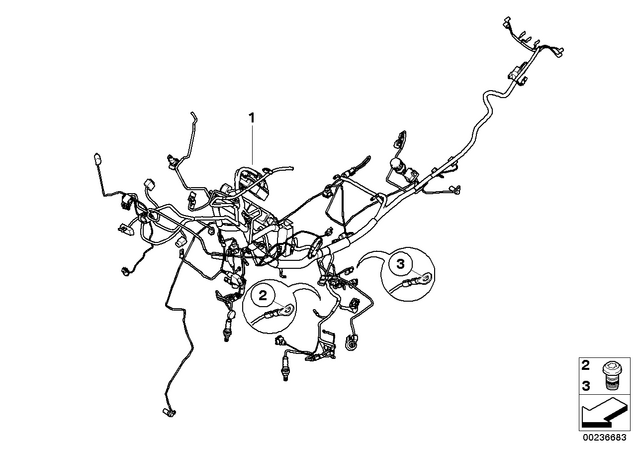 61118521379 - : Main Wiring Harness for BMW-Motorrad Image