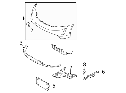 Bumper & Components - Front for 2023 Porsche Taycan #9