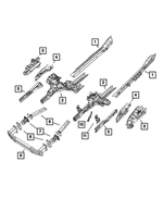 68200747AA - Frame, Bumper and Fascia: Inner Load Path Beam, Left for Mopar Image