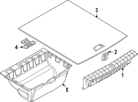 Interior Trim - Rear Body for 2024 BMW i4 #2