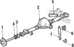 E5SZ4234A - Suspension: Axle Shaft for Ford Image