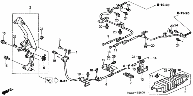 Parking Brake for 2006 Honda CR-V #0