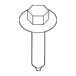 1128106256B - Electrical: Headlight Mounting Bolt for Hyundai Image