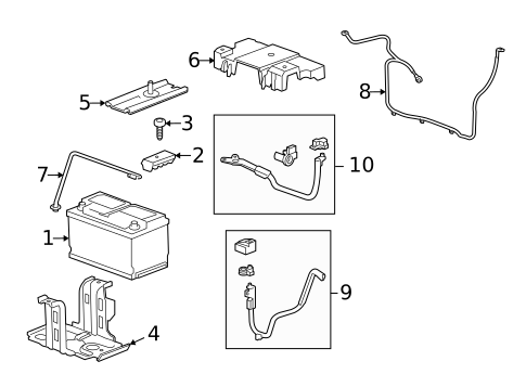 Battery for 2014 Chevrolet Camaro #0
