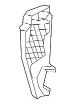 68321186AA - Body: Latch Cover for Ram: 1500 Image