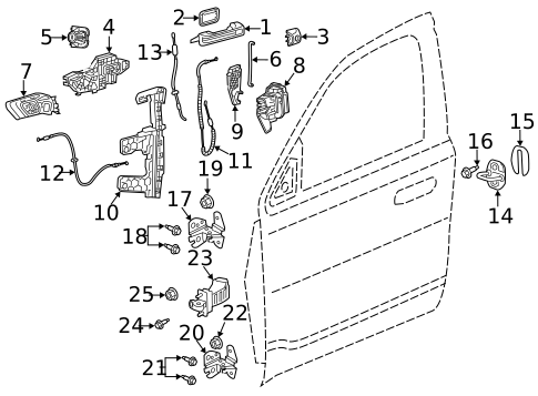 Lock & Hardware for 2020 Ram 1500 #0
