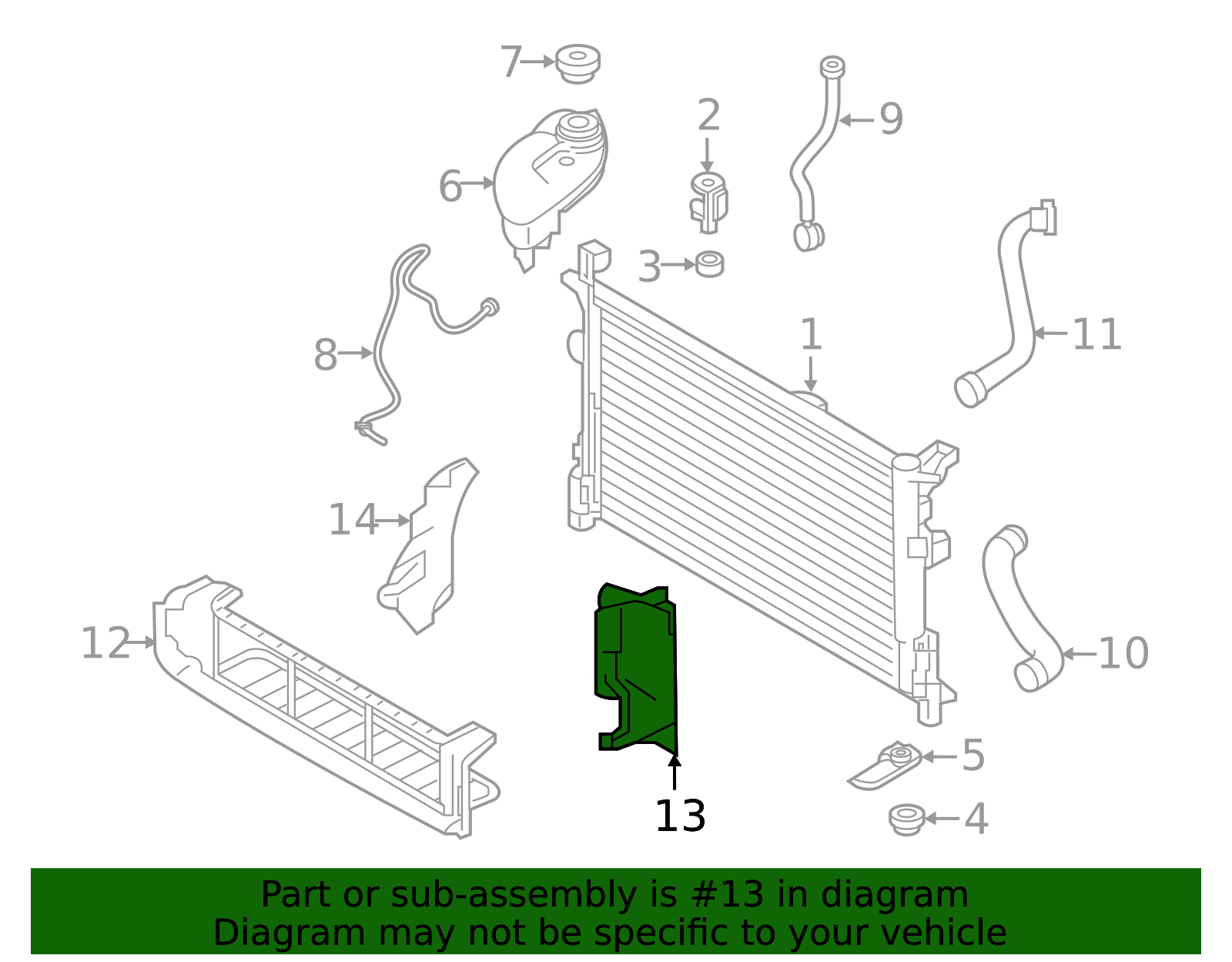 21558-5DC0A - High-Quality Radiator Support Air Duct for 2017-2019 ...