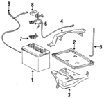 8212302100 - : Battery Cable Harness for Toyota Image