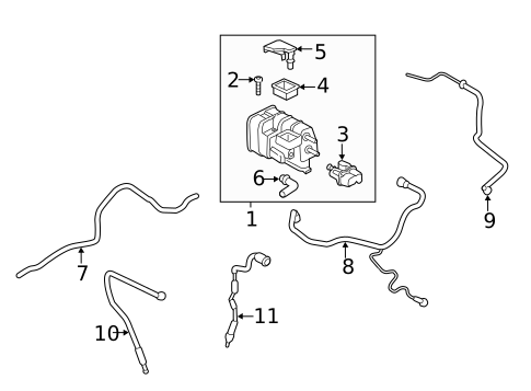 Emission Components for 2017 Porsche Cayenne #3