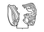 76205TEMM01 - Body: Mirror Housing for Honda: Civic Image