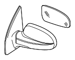 96406191 - Body: Mirror Assembly for Chevrolet: Aveo, Aveo5 | Pontiac: G3 Image