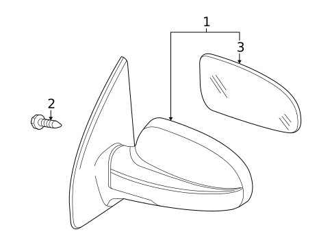 Outside Mirrors for 2011 Chevrolet Aveo5 #0