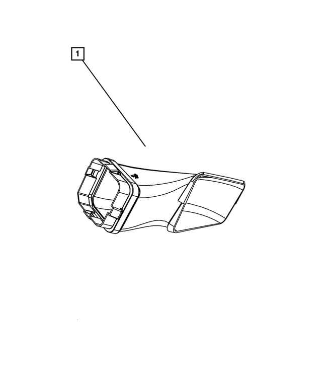 53032670AD - Fuel: Ambient Air Duct for Mopar Image image