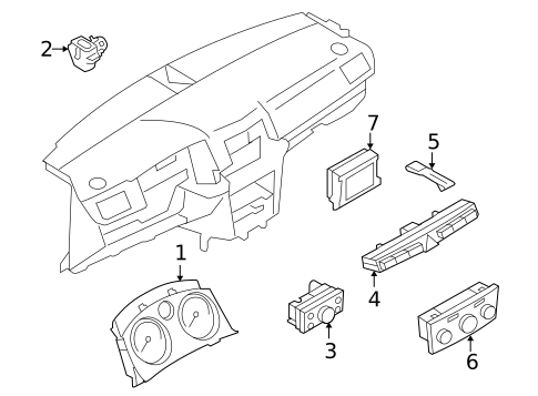 Cluster & Switches for 2008 Saturn Astra #0