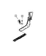 TS921L2AA - Interior Trim: Rear Inner Seat Belt, Right for Mopar Image