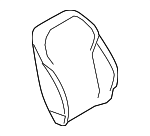 52105A1E1F1 - : Seat Back Cover for BMW: 430i, 430i xDrive, M440i, M440i xDrive Image