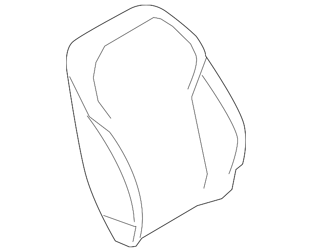 Seat Back Cover - BMW (52-10-5-A1E-1F1)