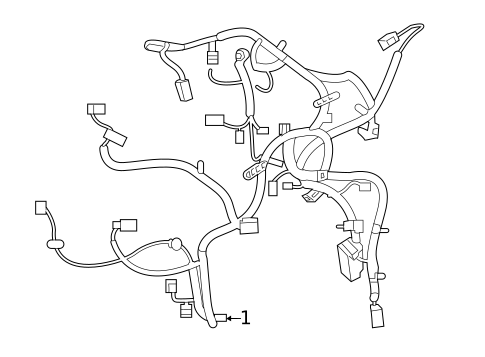 Wiring Harness for 2024 Ram 3500 #0