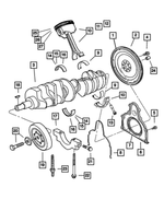 4883686AA - : Crankshaft Bearing Package for Mopar Image