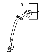 17A857807ERAA - : Center Seat Belt for Volkswagen: Jetta Image