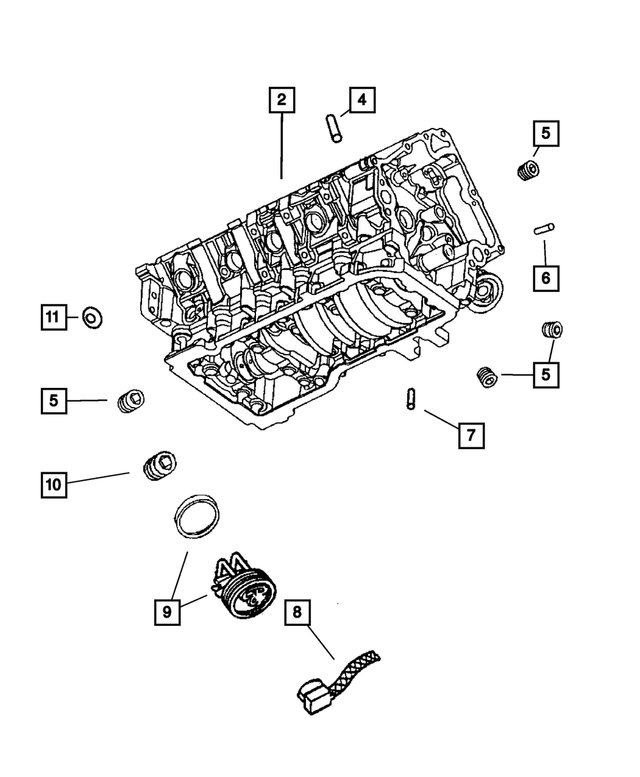 56045794AB - Engine 4.7L Eight Cylinder: Engine Block Heater Cord for Mopar Image