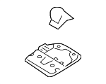 6366208020 - : Map Lamp Assembly Plate for Toyota: Sienna Image