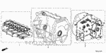 6110R1A000 - Engine: GASKET KIT, CYLINDER HEAD for Honda Image