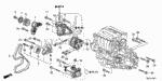 90008RWCA00 - Engine: BOLT (10X65) for Honda Image