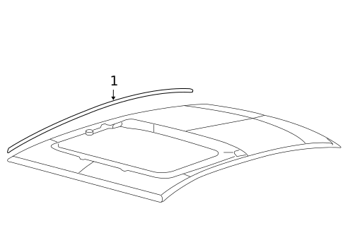 Exterior Trim - Roof for 2011 Mercury Milan #0