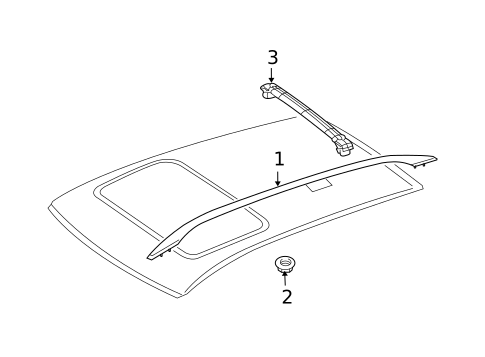 Luggage Carrier for 2008 Mercedes-Benz GL550 #0