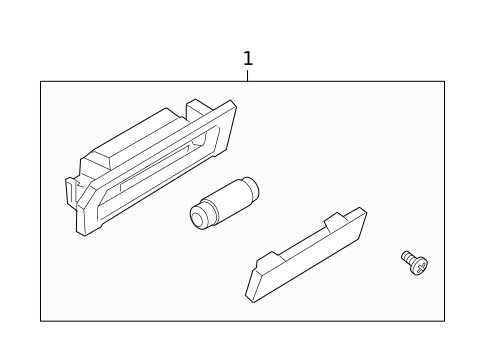 License Lamps for 2006 Ford Fusion #0