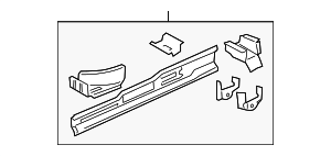 88981056 - Body: Inner Rocker for GM Image