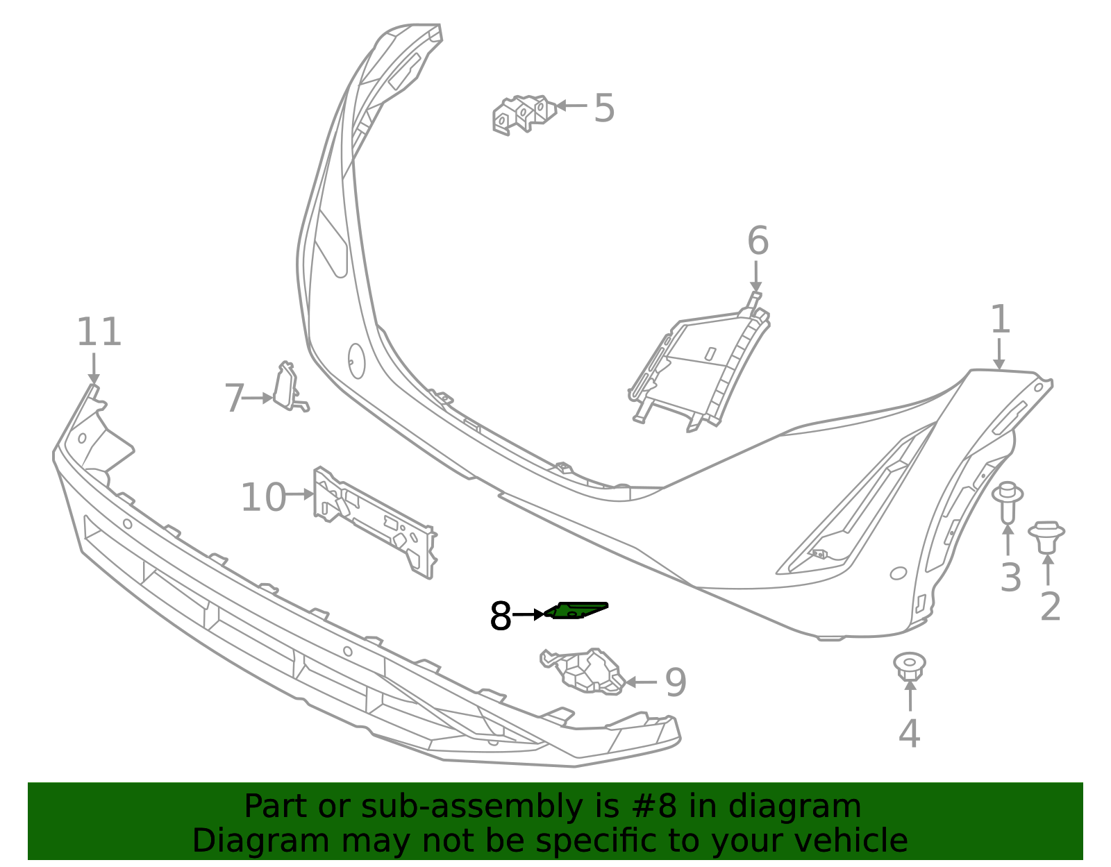 62255-5MP0B - Corner Molding 2023-2025 Nissan ARIYA | Official