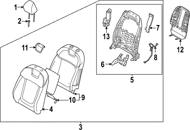 886D1N9000 - : Recline Motor for Hyundai Image