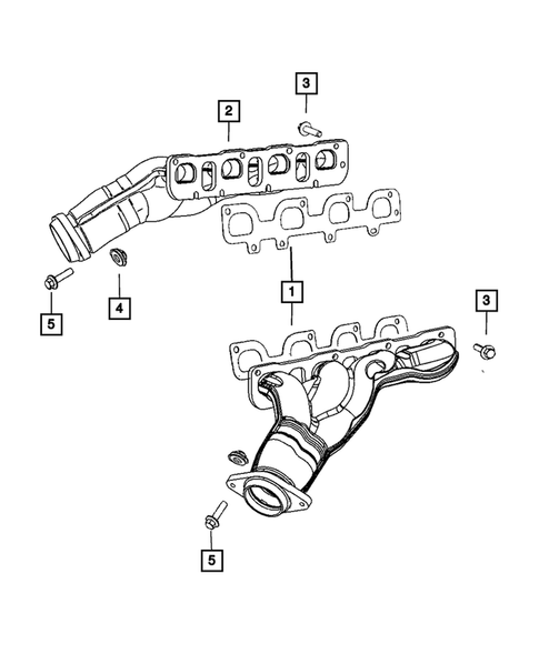 Manifolds and Vacuum Fittings for 2008 Jeep Grand Cherokee #0