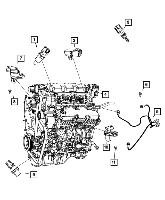 6101759 - Electrical: Hex Head Screw And Washer for Mopar Image