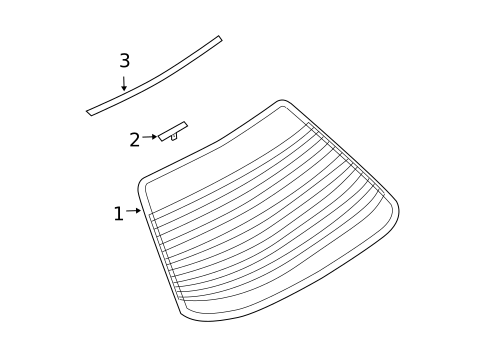 Reveal Moldings for 2008 Nissan Maxima #1