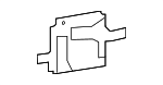 1645451247 - Entertainment &amp; Telematics: Radio Amplifier Bracket for Mercedes-Benz Image