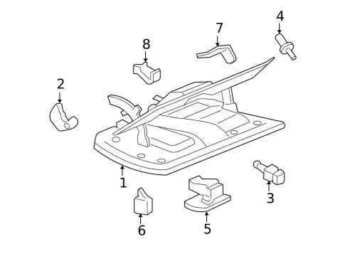 Glove Box for 2008 Cadillac STS #0