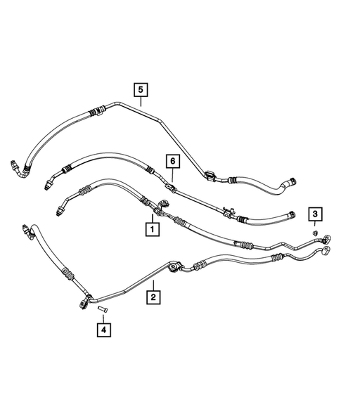 Power Steering Hoses for 2011 Chrysler 300 #0