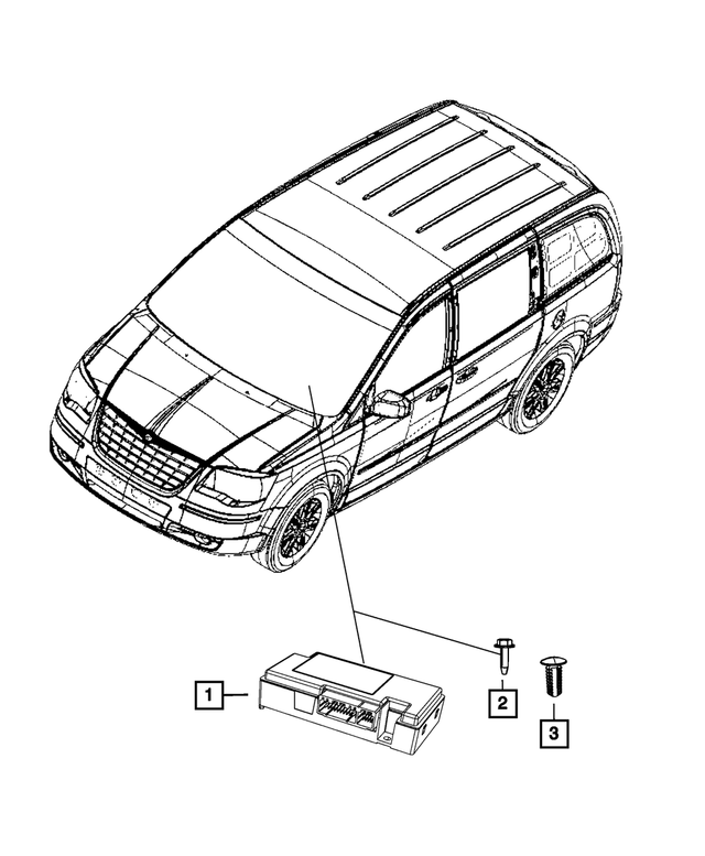6509280AA - Electrical: Push Pin for Mopar Image image