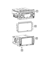5291893AA - Electrical: Radio Bracket, Us, Canada for Jeep: Compass, Patriot Image