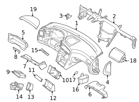 Instrument Panel for 2006 Volvo S60 #0