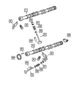 4667731 - Engine 2.4L Four Cylinder: Camshaft Plug for Mopar Image