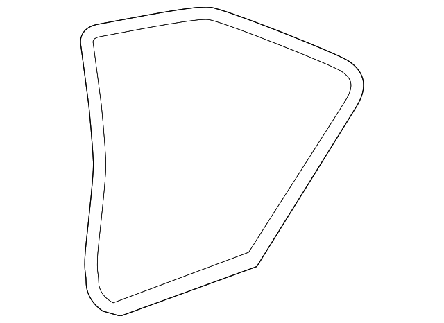 Genuine OEM Toyota 53395-06120 Front Hood Weather Strip Seal For 2018-2020 Camry