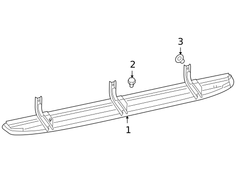 Running Board for 2008 Chrysler Aspen #0