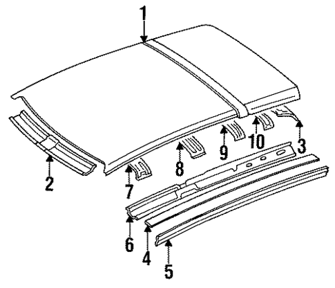 Roof for 1994 Mitsubishi Expo #0