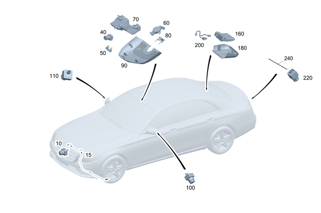 2235401456 - Electr. System: Electrical Wiring Harness for Mercedes-Benz Image image
